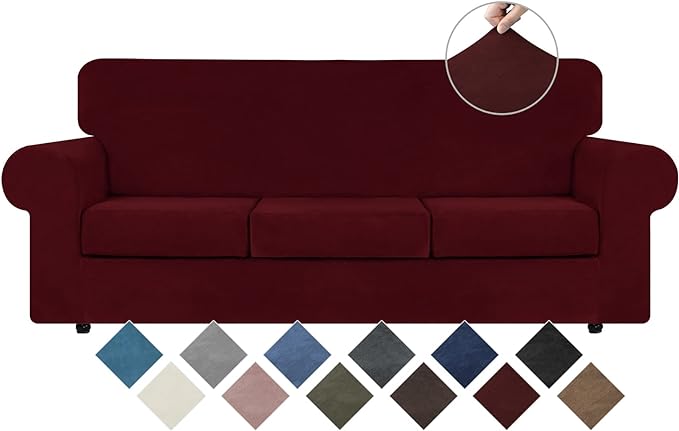WEERRW Velvet High Stretch Couch Covers by WEERRW