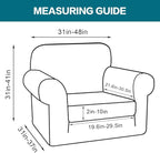 Turquoize 2 Piece Chair Covers Chair Slipcovers - Image 2