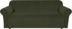 H.VERSAILTEX Stretch Velvet Sofa Covers by HVERSAILTEX