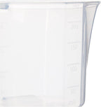Sistema Flour and Sugar Storage Containers for Pantry with Lids and Measuring Cup, Dishwasher Safe, 13.7-Cup, White