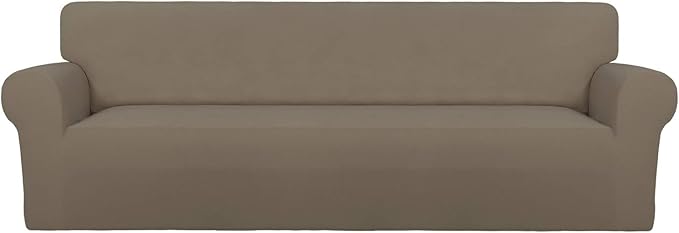 PureFit Super Stretch 4 Seater Sofa Slipcover – Spandex Non Slip Soft Couch by PureFit