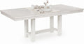 Signature Design by Ashley Farmhouse Extendable Dining Table, Seats 8