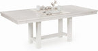 Signature Design by Ashley Farmhouse Extendable Dining Table, Seats 8