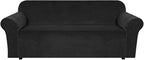H.VERSAILTEX 1 Peice Stretch Velvet Sofa Covers by HVERSAILTEX