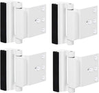 4 Pack Home Security Door Reinforcement Lock Door Latch for Kids Safety