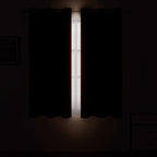LEMOMO Chocolate Brown Blackout Curtains 38 x 54 Inch Length/Set of 2 Curtain - Image 3