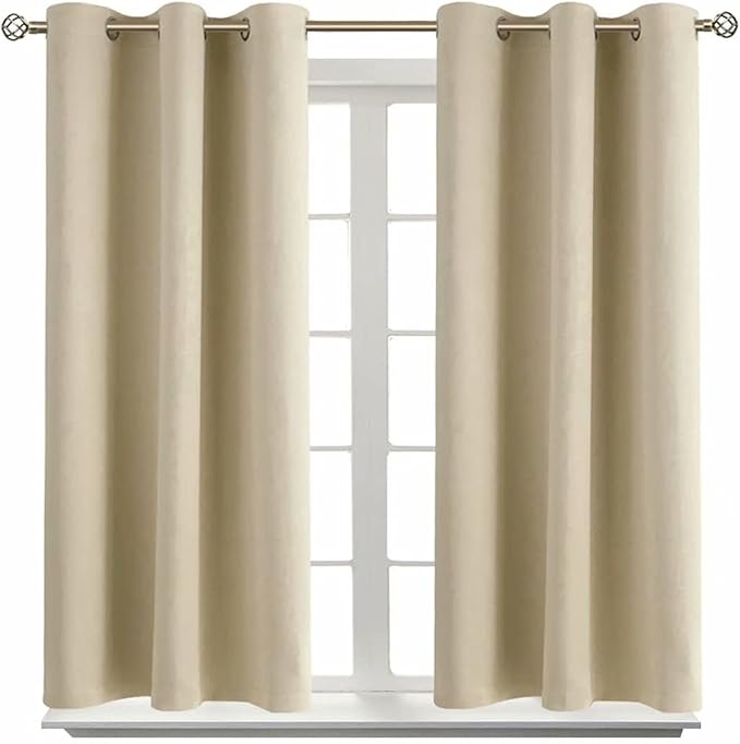 BGment Room Darkening Curtains 54 Inches Long by BGment