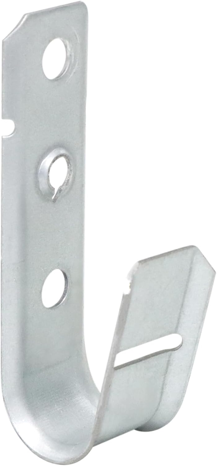 25 Pack 3/4" Heavy Duty Cable Support J Hooks, Cable and Wire Support J-Hook Hangers for Wall Mounting and Attaching to Vertical Surfaces