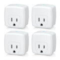 HBN 15A Smart Plug, Mini WiFi Outlet Works with Smart Life, 2.4Ghz, 4 Pack