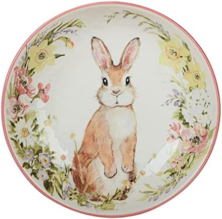 Certified International Easter Garden 10.75" Dinner Plate, Set of 4, Multicolored, Large