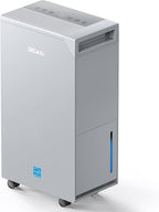 5000 Sq.Ft Dehumidifier, 100 Pint Smart Humidity Control, Drain Hose