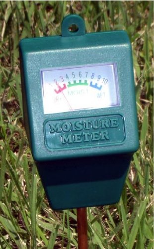 Indoor/Outdoor Moisture Sensor Meter with Full Color Instruction Card, Soil Water Monitor, Plant Care, Garden,Lawn