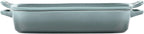Le Creuset Stoneware Rectangular Dish w/Platter Lid, 14 3/4" x 9",Sea Salt