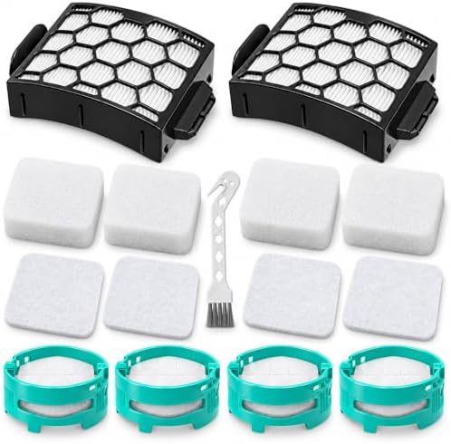 LA802 Filters and Brush Roller Kit Compatible with Shark LA802 LA742 Vacuum