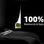 BKSAI 100% Blackout Curtains for Bedroom, Magnetic Portable Blackout Shades for - Image 2