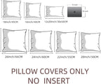 Fancy Homi 4 Packs Boho Fall Decorative Throw Pillow Covers 20x20 Inch - Image 7