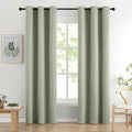 MIULEE 90" Long Room Darkening Curtains Thermal Insulated Drapes Solid Window by MIULEE