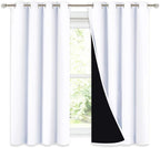 NICETOWN 100% Blackout Curtains 54 inches Long, Double-Deck Completely Blackout by NICETOWN