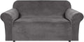 H.VERSAILTEX Stretch Velvet Loveseat Covers by HVERSAILTEX