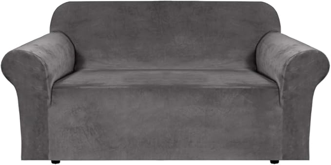 H.VERSAILTEX Stretch Velvet Loveseat Covers by HVERSAILTEX