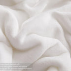 KMUSET Fleece Blanket Throw Size White Lightweight Super Soft Cozy Luxury Bed - Image 3