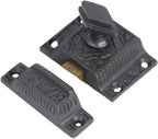 Cabinet Latch, Cast Iron, Antique Iron, Windsor Knob