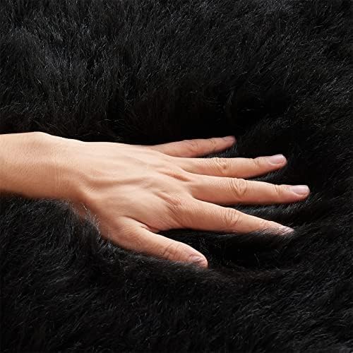 EasyJoy Ultra Soft Fluffy Shaggy Area Rug Faux Fur Rug Chair Cover Seat Pad - Image 8