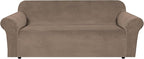 H.VERSAILTEX Stretch Velvet Sofa Covers by HVERSAILTEX