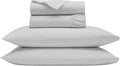 1000 Series High Thread Count Luxury Full Sheets -Light Grey Cooling Sheet