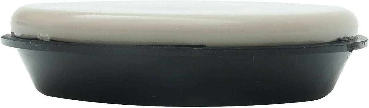 Shepherd Hardware 9221 1-3/4-Inch Reusable, Round, Slide Glide Furniture Cups, 4-Pack,Black