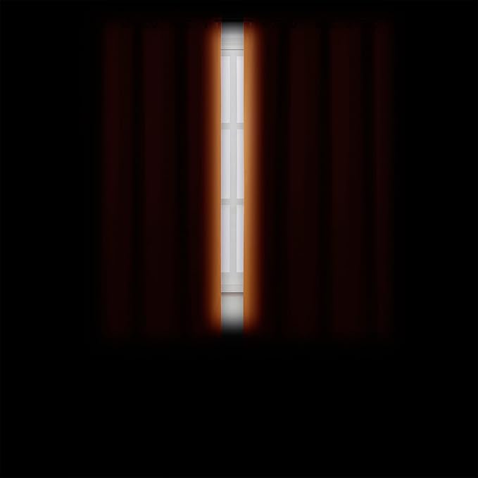 LEMOMO Orange Blackout Curtains/38 x 54 Inch/Set of Two Panels Grommet Living - Image 3