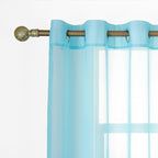 NICETOWN Sheer Curtains for Bedroom Windows 84 inch Length, Grommet Casual - Image 5