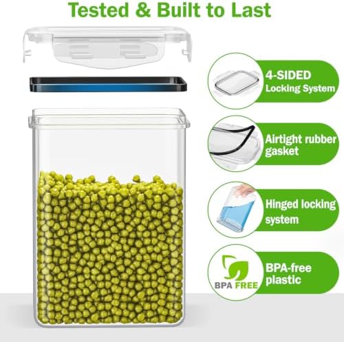 PurKeep 24-Pack Food Storage Containers Airtight