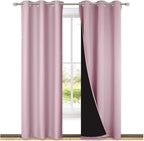 NICETOWN 100% Blackout Window Curtain Panels, Heat and Cold Blocking Drapes by NICETOWN