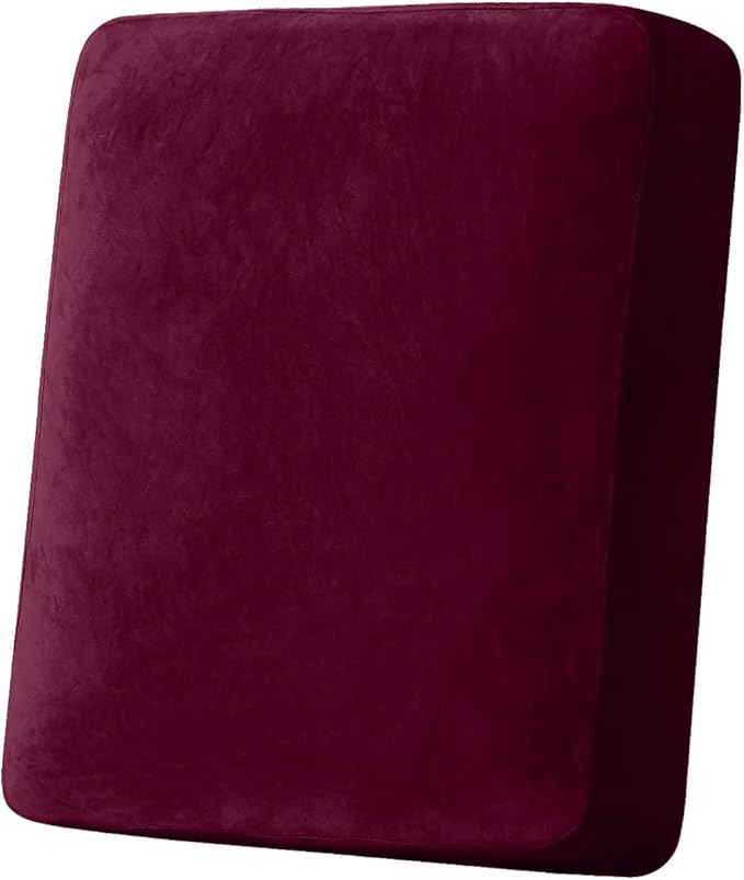 Couch Cover Stretch Velvet Sofa Cushion Cover 1-Piece by Taque