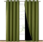 NICETOWN 100% Blackout Curtain Set, Thermal Insulated & Energy Efficiency by NICETOWN
