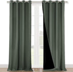 NICETOWN 100% Blackout Blinds, Dark Mallard, Laundry Room Decor Window by NICETOWN