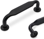 3 Inch Matte Black Cabinet Pulls 10 Pack