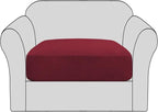 H.VERSAILTEX High Stretch Individual Seat Cushion Covers Sofa Slipcovers Couch by HVERSAILTEX