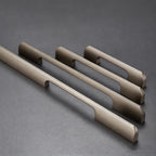 5 Pack Champagne Cabinet Handles, Long Kitchen Cabinet Pulls, Easy to Install for Cabinets, Dresser Drawers and Wardrobes (5.8 inch)