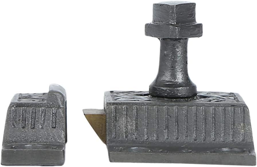 Cabinet Latch, Cast Iron, Antique Iron, Windsor Knob