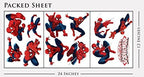 Spiderman Sticker Pack for Kids Room Wall Decor | Peel and Stick Wall Decal for Ultimate Spider-man Party Decoration by Dekosh