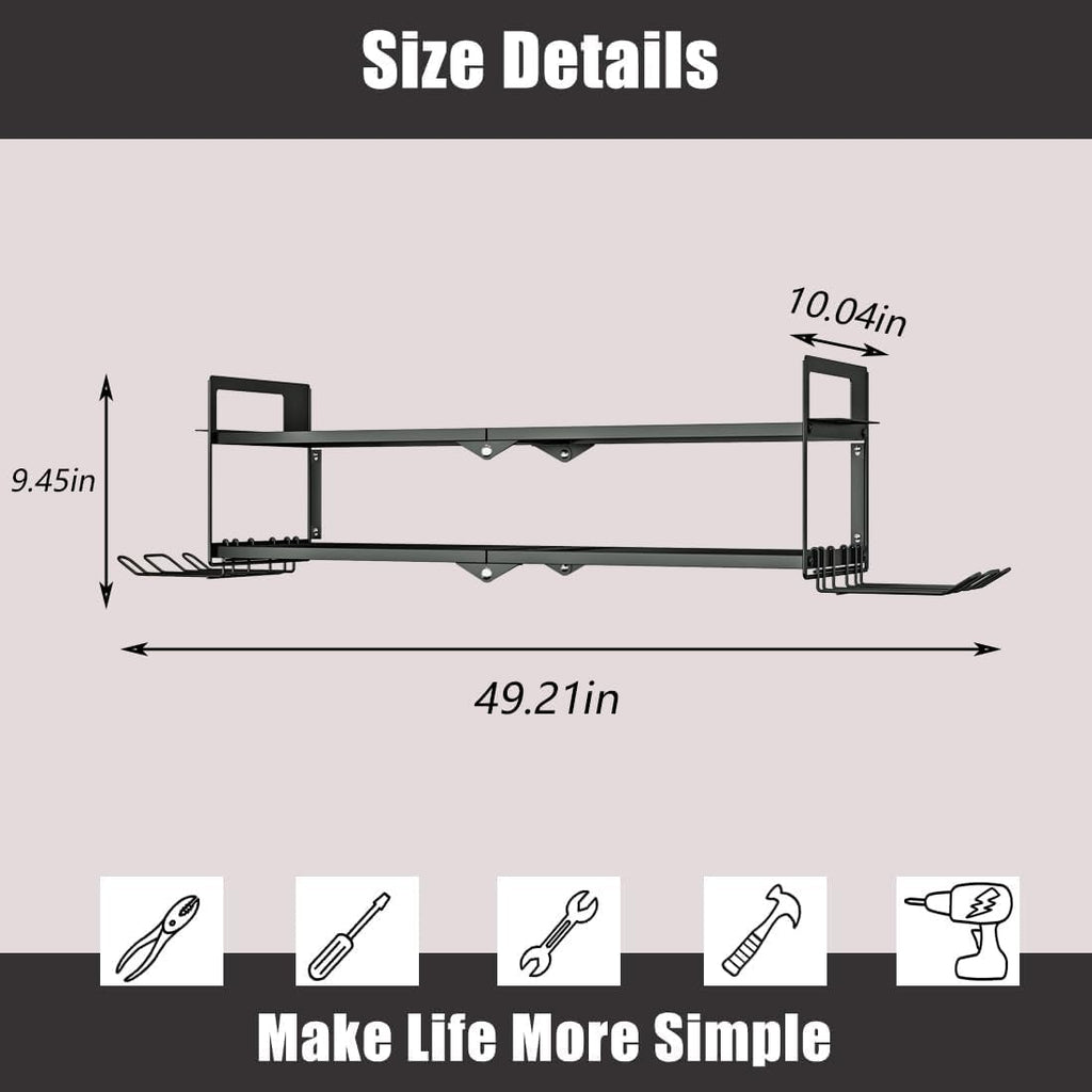 AZERPIAN Power Tool Organizer Heavy Duty Wall Mount Drill Tools Holder