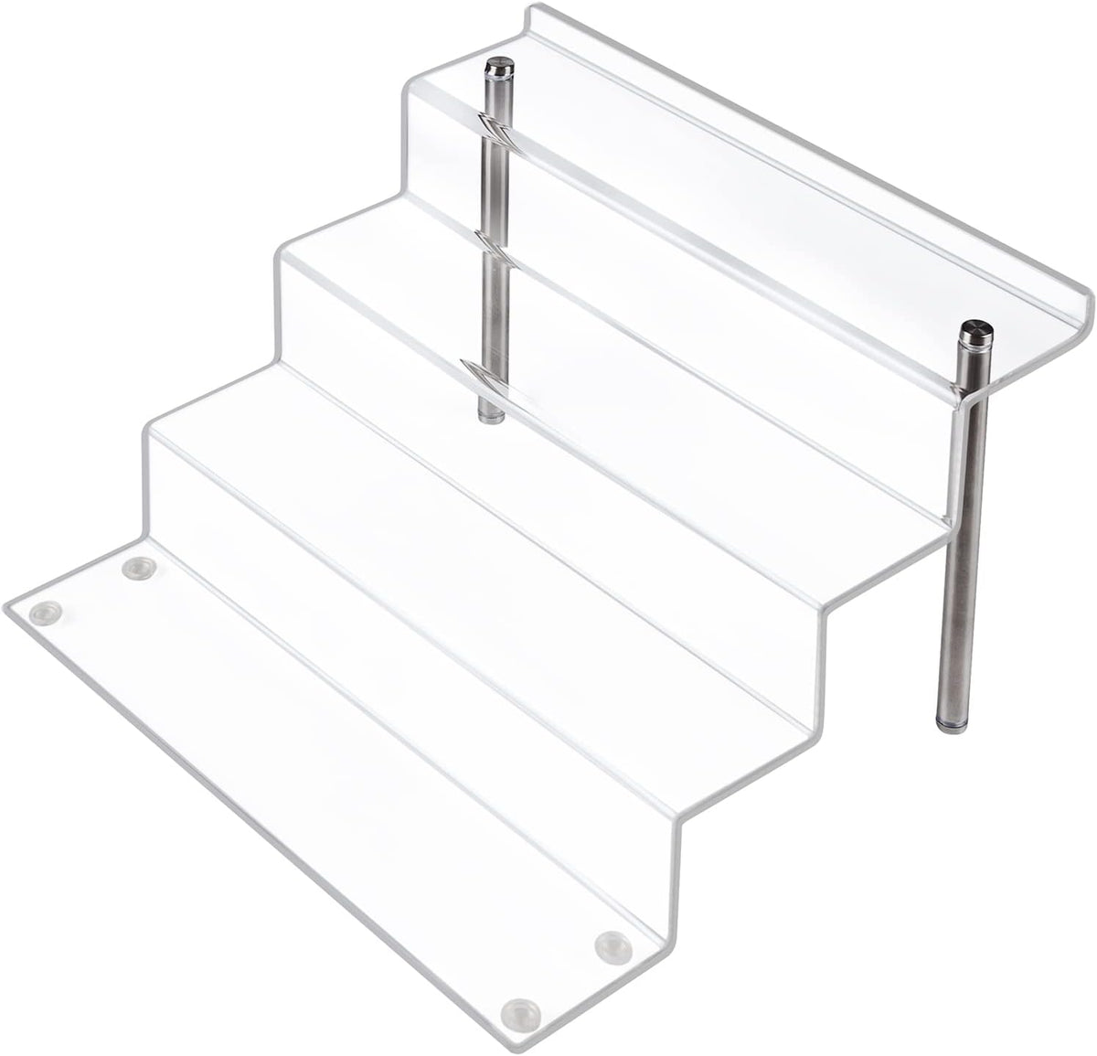 12 x 9 inch Clear Acrylic Display Riser, 4-Step, 4 Pack
