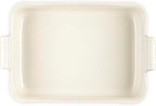 Le Creuset Stoneware Deep Rectangular Lasagna Dish, 6.75 qt., Peche
