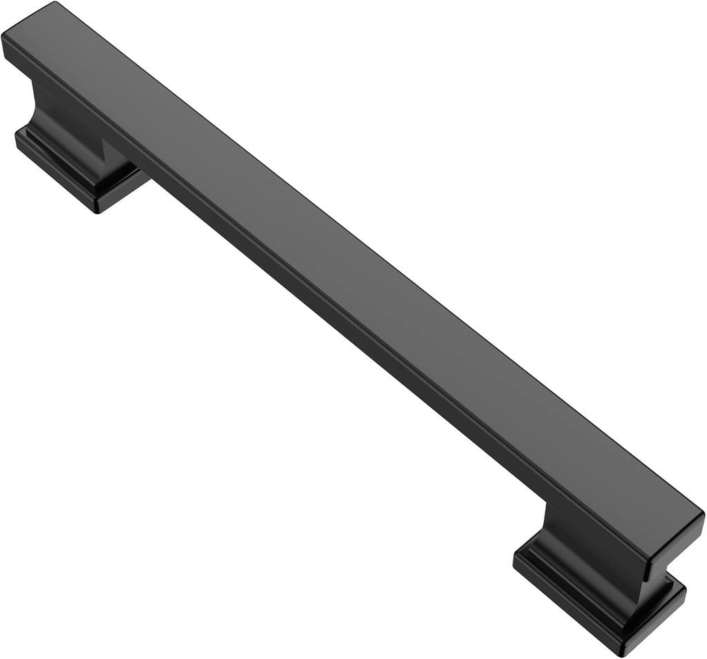 Alzassbg 5" Matte Black Cabinet Pulls and Handles 10 Pack, AL3061MB