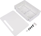 9" in-Wall Media Box in Wall Cable Management Kit Recessed TV Outlet & Network Enclosure Compatible with Roku, Apple TV, Fire Stick, Fits 16" Stud Bay