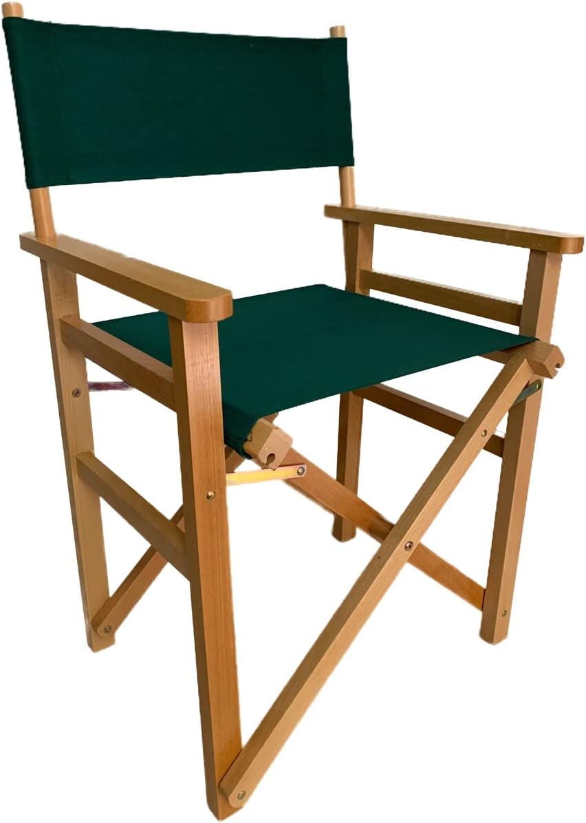 TBACW Director Chair Canvas Replacement Set with Stick, L Size(Green)