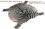 Zebra Rug Faux Zebra Print Area Rug Animal Hide Mat/Carpets - Image 3