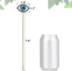 Tuitessine Evil Eye Plant Stakes Set of 2, Eyeball Garden Plant Picks